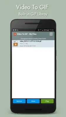 Video To GIF android App screenshot 1