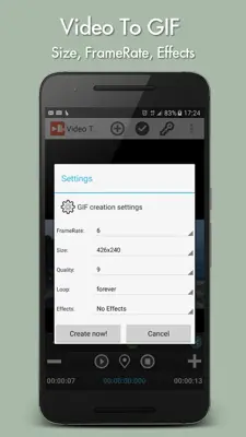 Video To GIF android App screenshot 4
